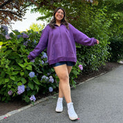 Zip-Up Hoodie - Purple Yam