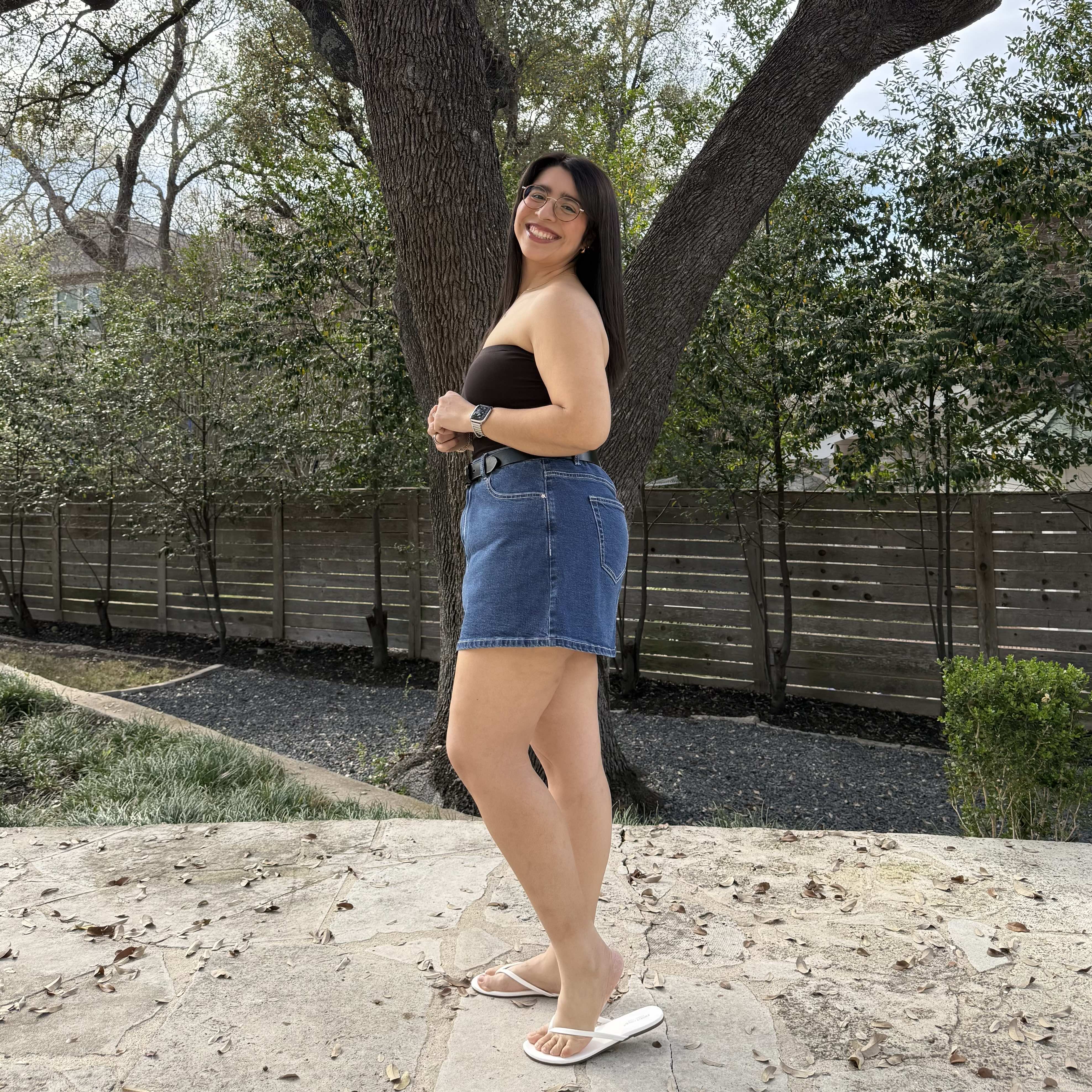 Heritage Denim Mini Skirt - Medium Wash *Clearance Sale*
