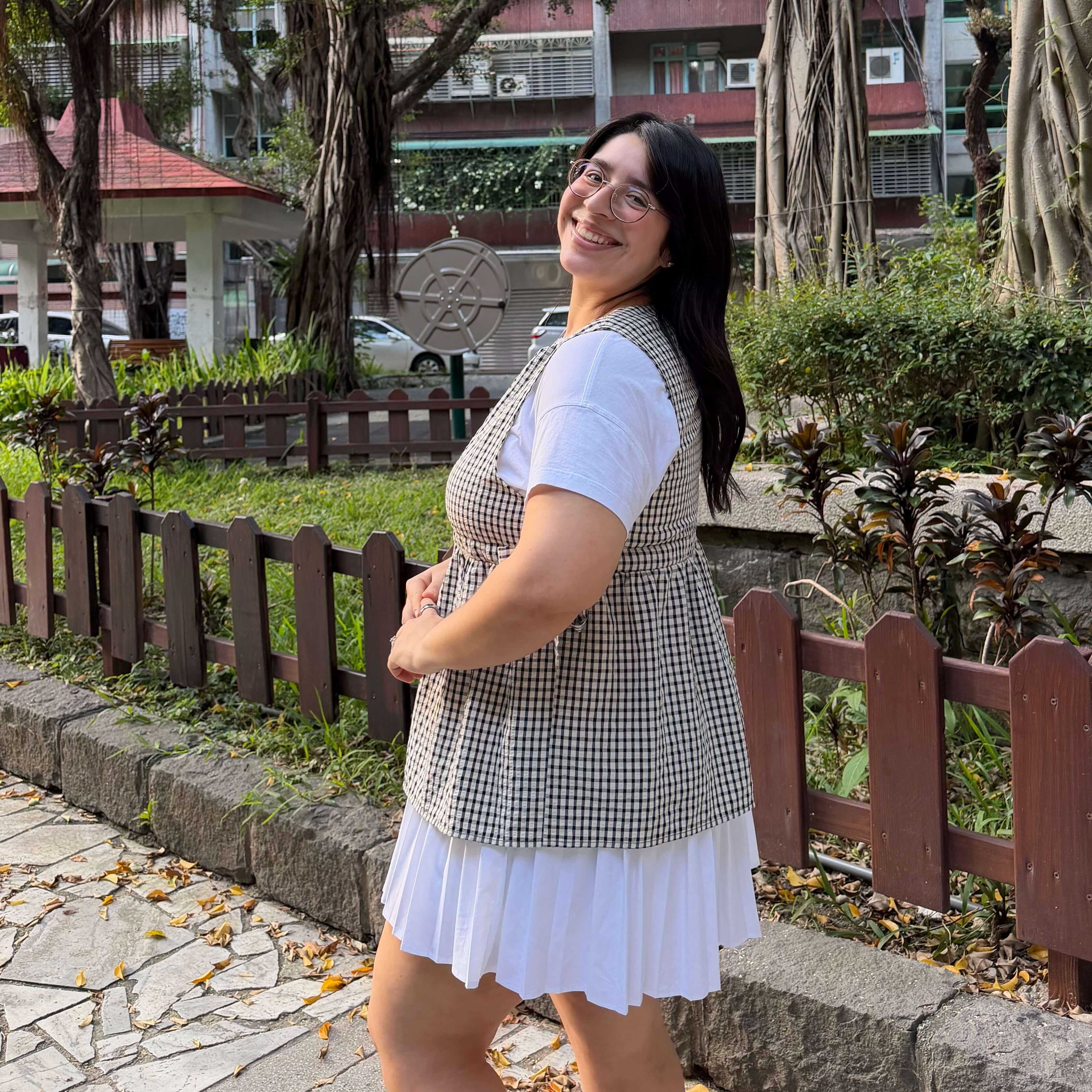 Dorothy Top - Black Gingham