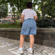 Meadow Denim Shorts - Light Wash
