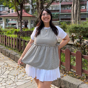 Dorothy Top - Black Gingham