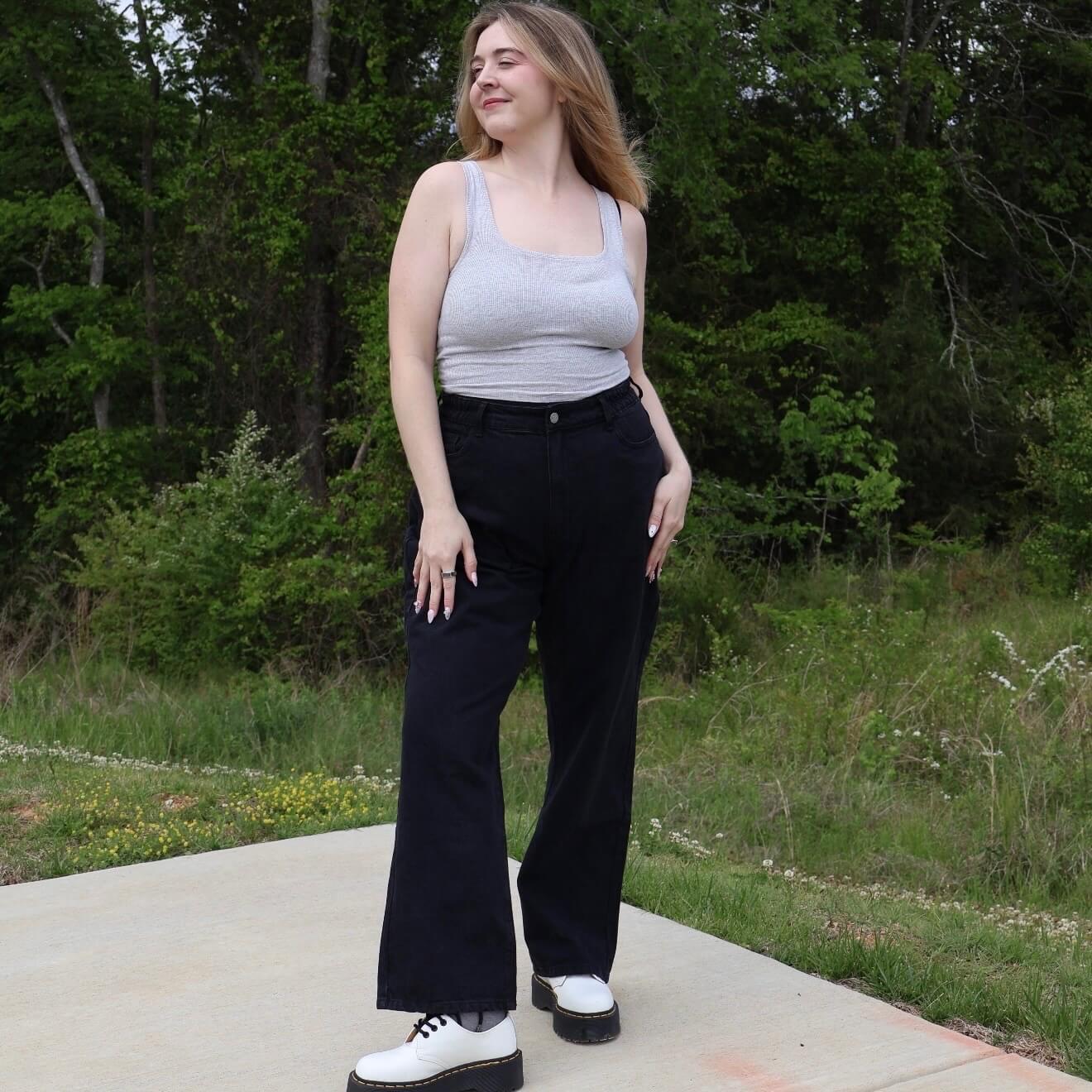 29" Inseam Bootcut Jeans - Dark Gray