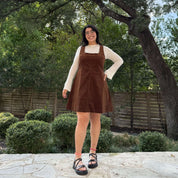 Autumn Corduroy Dress - Acorn *Clearance Sale*