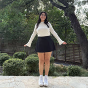 Christina Mini Skirt - Solid Black *Clearance Sale*