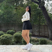 Christina Mini Skirt - Solid Black *Clearance Sale*