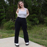 29" Inseam Straight Leg Jeans - Black